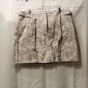 Womens Tan Skort